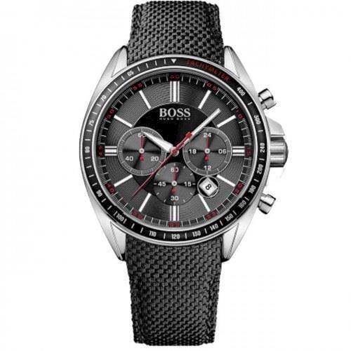 Image of Hugo Boss Driver Sølv Quartz herre ur, model 1513087